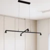 Lámpara colgante África - Mantra - Lámpara negra con 4 luces
