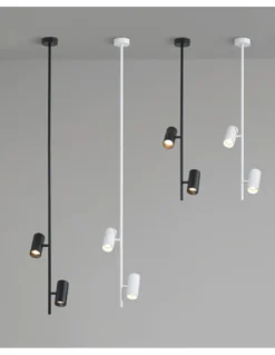 Lámpara colgante Gina - ACB - Colgante con 2 luces orientables de diseño minimalista