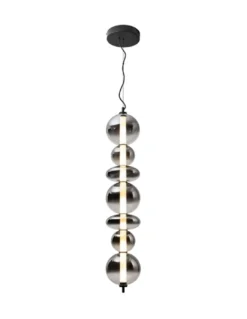 Lámpara colgante Gladis - Schuller - Posición horizontal o vertical, tulipas de cristal soplado