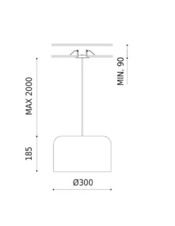 Lámpara colgante Hey Joe Base - Arkoslight - Lámpara icónica LED