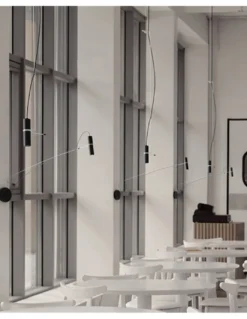 Lámpara colgante Hold - Luxcambra - Lámpara con tensor, luz directa