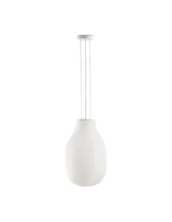 Lámpara colgante Isabelle 31 – Faro – Lámpara de cristal, acabado blanco