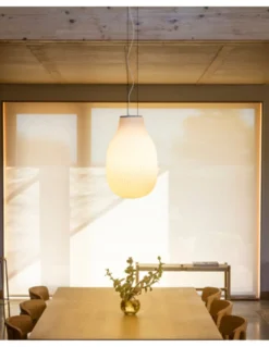 Lámpara colgante Isabelle 31 – Faro – Lámpara de cristal, acabado blanco