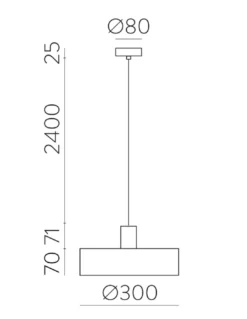 Lámpara Colgante Jarvis - ACB - Altura regulable, diseño elegante y sencillo