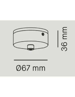 Lámpara colgante LED Ø 4 cm y 300 cm de alto de acero en 2 acabados regulable 2700K – Haul - Milán