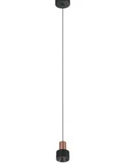 Lámpara colgante LED Gruissan – Mantra – Diseño minimalista negro