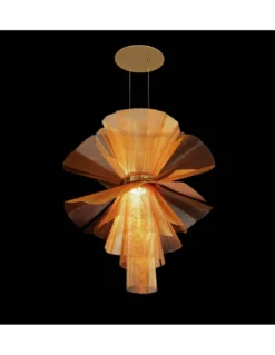 Lámpara colgante LED Messier - MYO -Diseño original de malla de acero en 2 acabados