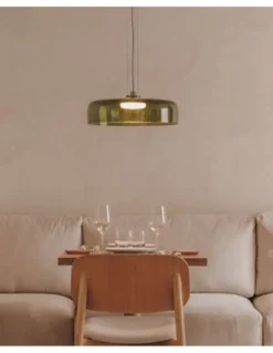 Lámpara colgante Levels – LedsC4 – Lámpara de cristal en 3 colores, LED regulable (Corte de Fase, Dali-2, Casambi)