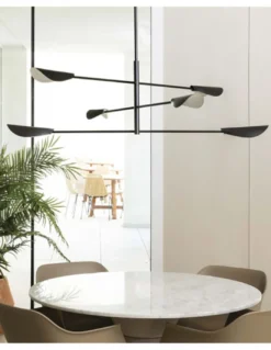 Lámpara colgante Liggera - Faro - Lámpara de techo orientable, 6 luces