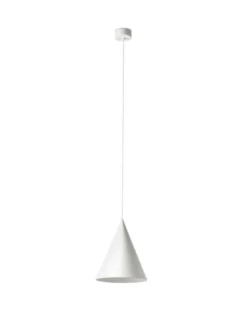 Lámpara colgante Lina - Faro - Lámpara cónica en blanco o negro