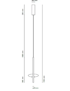 Lámpara colgante Lines - Nexia - Lámpara minimalista tubo LED