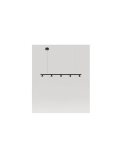 Lámpara colgante Lyb - Aromas - Lámpara minimalista, 5 luces LED 3000K, Largo: 118 cm