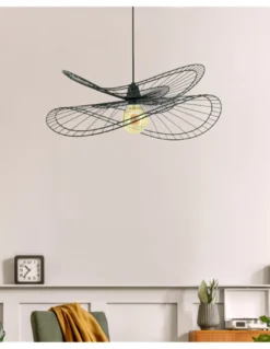 Lámpara colgante Magdalena - IDP Lampshades - Lámparadecorativa negra