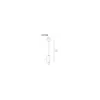 Lámpara colgante Maru - Aromas - Lámpara minimalista forma cilíndrica, LED 3150K, Acabado: oro mate