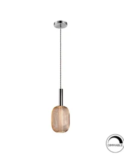 Lámpara colgante Micrón – Schuller – Lámpara decorativa con doble tulipa