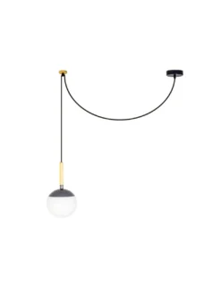 Lámpara colgante Mine Glass - Faro – Lámpara tipo bola decorativa