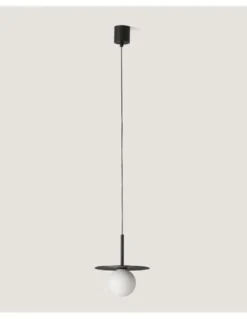 Lámpara colgante Miro – Aromas – Lámpara de techo blanco o negro, LED 2700K, 20 cm