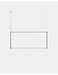 Lámpara colgante Modular Rectangular Vertical - LedsC4 - Lámpara negra minimalista, LED regulable