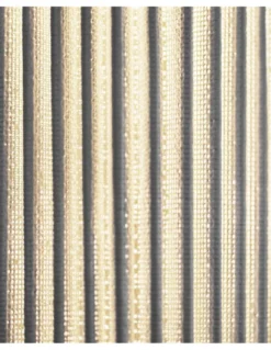 Lámpara colgante Núa - a-emotional light - Diseño vertical de malla metálica con textura decorativa