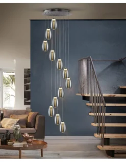 Lámpara colgante Nebula - Schuller - Lámpara idónea para hueco de escalera
