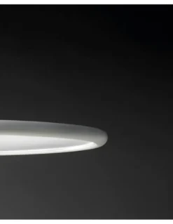 Lámpara colgante Net - LedsC4 - Lámpara LED minimalista blanca, altura regulable