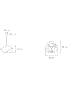 Lámpara colgante Nut - LZF - Lámpara de diseño artesanal de madera