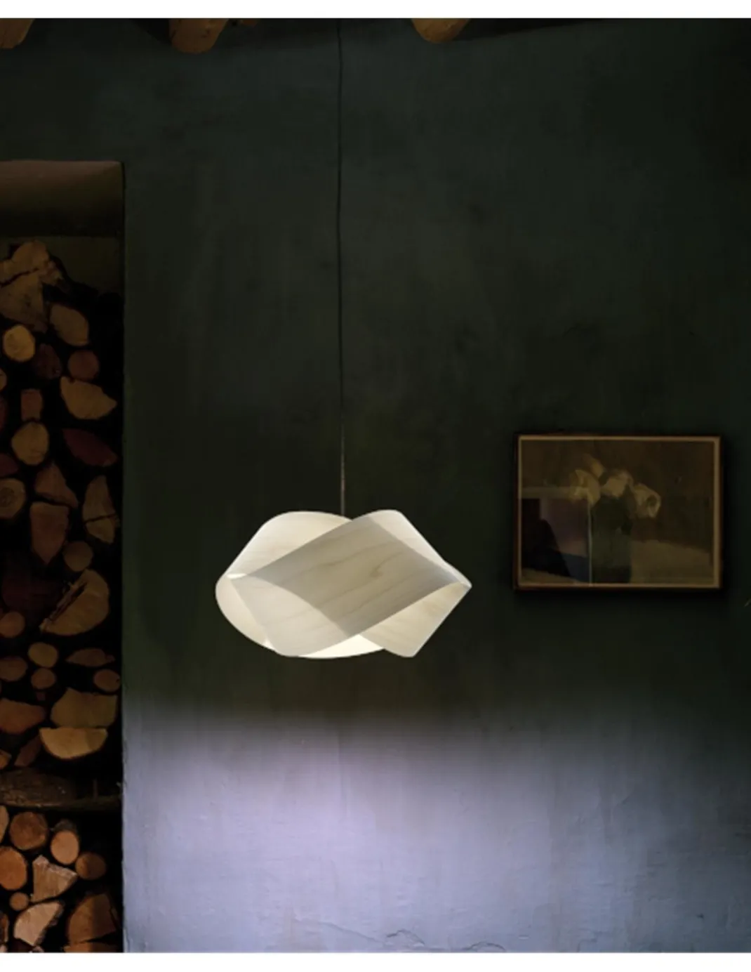 Lámpara colgante Nut - LZF - Lámpara de diseño artesanal de madera