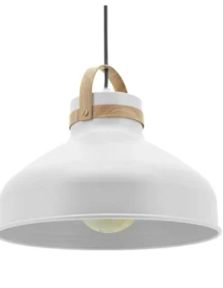Lámpara colgante Olivia - IDP Lampshades - Lámpara nórdica blanca