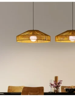 Lámpara colgante Olivia - Massmi - Lámpara decorativa de cuerda trenzada