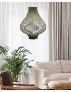 Lámpara colgante Onion - IDP Lampshades - Lámpara elegante con pantalla de terciopelo