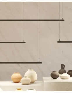 Lámpara colgante o superficie Evo Mini – Beneito & Faure – Diseño horizontal minimalista, lámpara LED