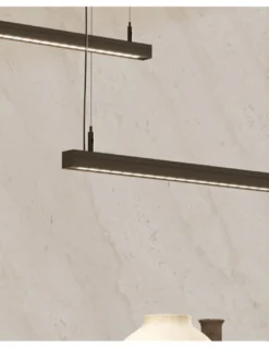 Lámpara colgante o superficie Evo Mini – Beneito & Faure – Diseño horizontal minimalista, lámpara LED