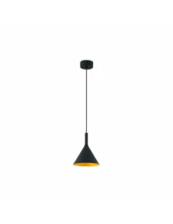 Lámpara colgante Pam - Faro - Diseño minimalista de acero, disponible en blanco o negro