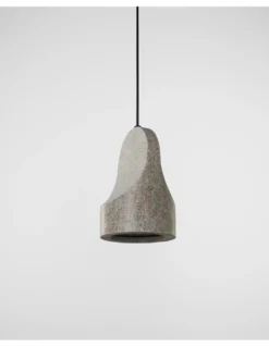 Lámpara colgante Parga – a-emotional light – Lámpara de piedra, 3 tamaños, LED regulable corte de fase