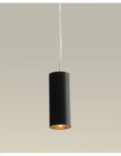 Lámpara colgante Pipe – LedsC4 – Lámpara minimalista en 3 colores y 2 tamaños, 1xGU10