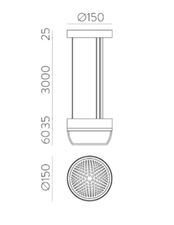 Lámpara colgante Pixel - ACB - Colgante moderno LED de diseño