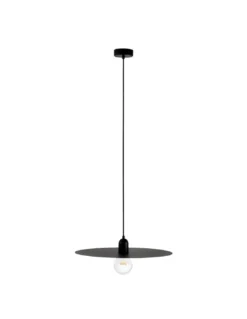Lámpara colgante Plat - Faro - Lámpara decorativa de acero en blanco o negro