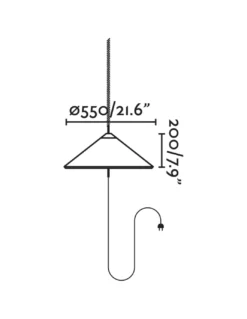 Lámpara colgante portátil de exterior Saigon - Faro - Lámpara decorativa, Ø 55 cm