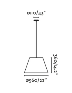 Lámpara colgante portátil Sumba - Faro