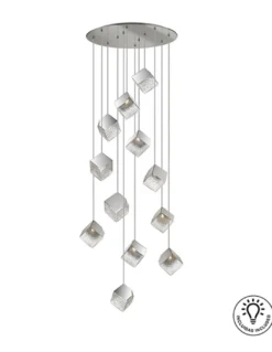 Lámpara colgante Priscila – Schuller – Lámpara decorativa de 12 luces
