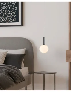 Lámpara colgante Puebla - Mantra - Lámpara moderna con globo de vidrio