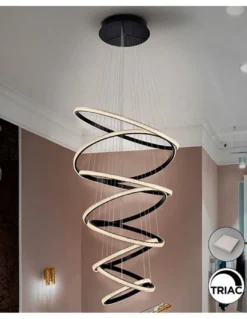 Lámpara colgante Ring - Schuller - Lámpara LED grande, decorativa y elegante