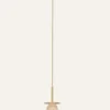 Lámpara colgante Royal Disc - Robin - Lámpara decorativa con pantalla esférica de alabastro