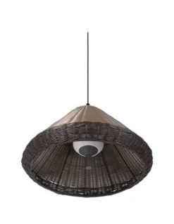 Lámpara colgante Saigon - Faro - Pantalla de mimbre sintético