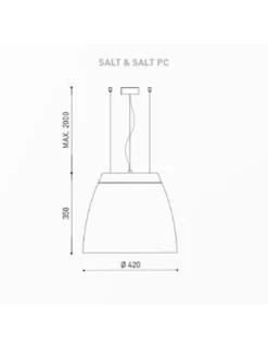 Lámpara colgante Salt - Arkoslight