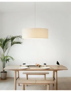 Lámpara colgante Simplicity – Massmi – Pantalla redonda plisada, Disponible en 4 tamaños
