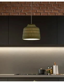 Lámpara colgante Soft – Bover – Lámpara decorativa de silicona, Disponible en 3 acabados, Diámetro: 30 cm