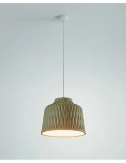 Lámpara colgante Soft – Bover – Lámpara decorativa de silicona, Disponible en 3 acabados, Diámetro: 30 cm