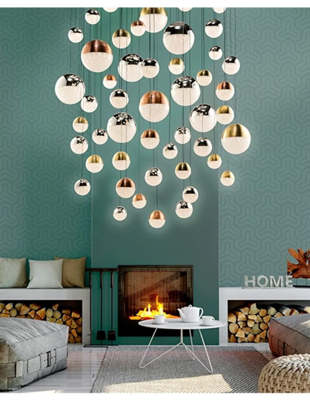 Lámpara colgante Sphere - Schuller - Lámpara decorativa XXL