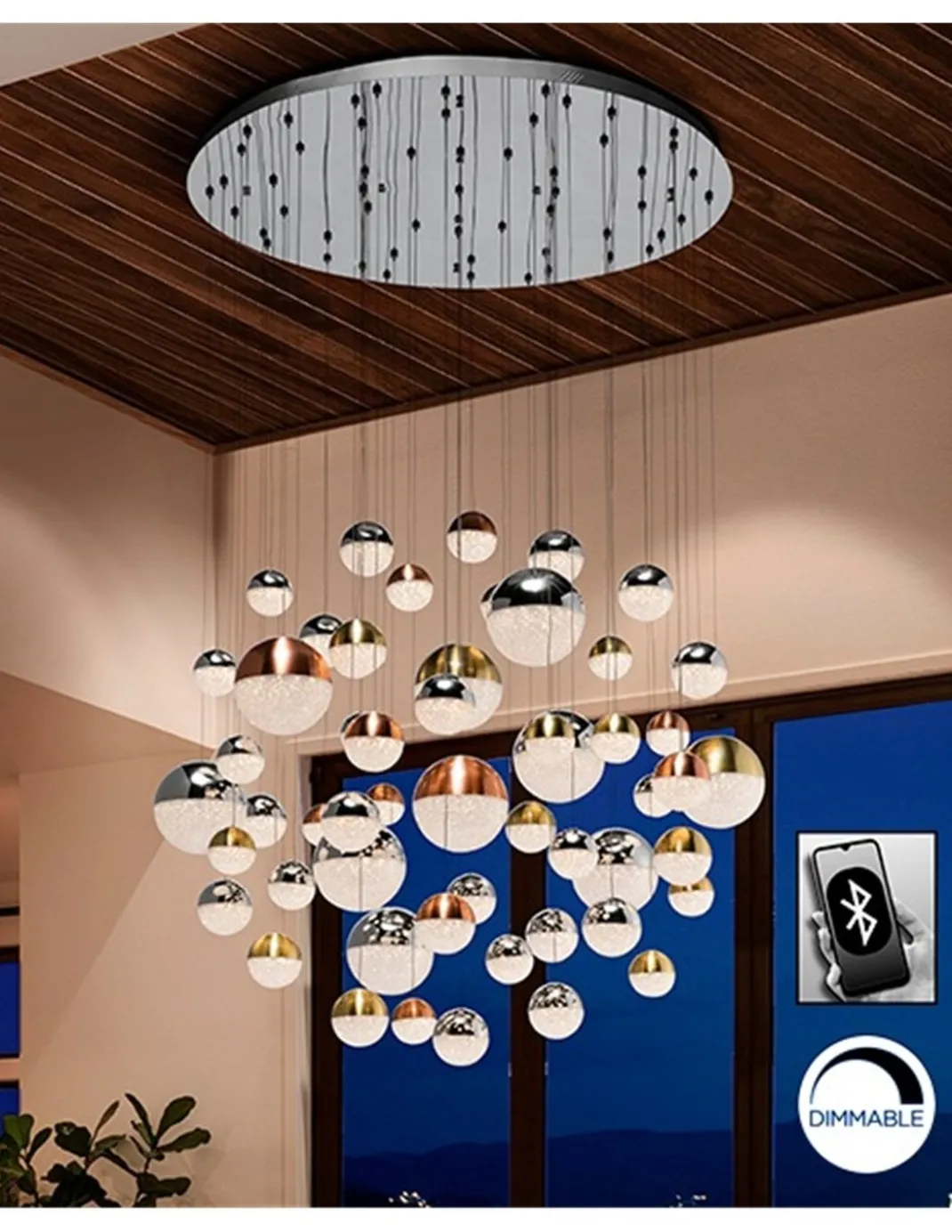 Lámpara colgante Sphere - Schuller - Lámpara decorativa XXL